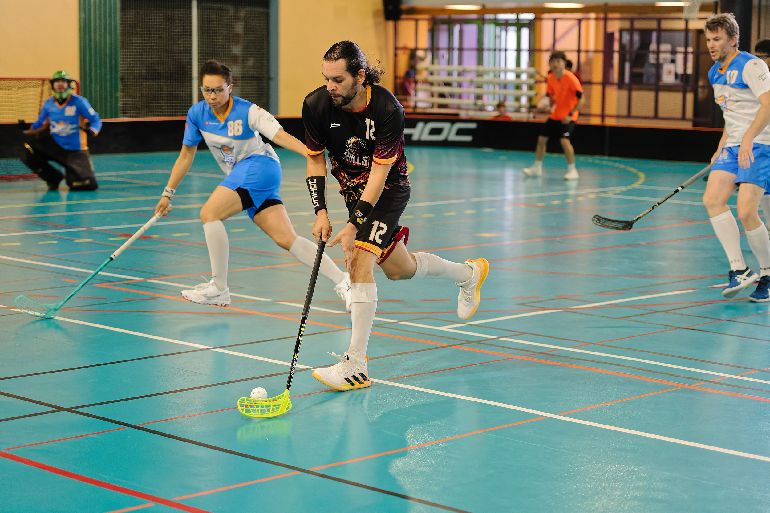 Action de jeu lors des Playoffs — Trolls d'Annecy